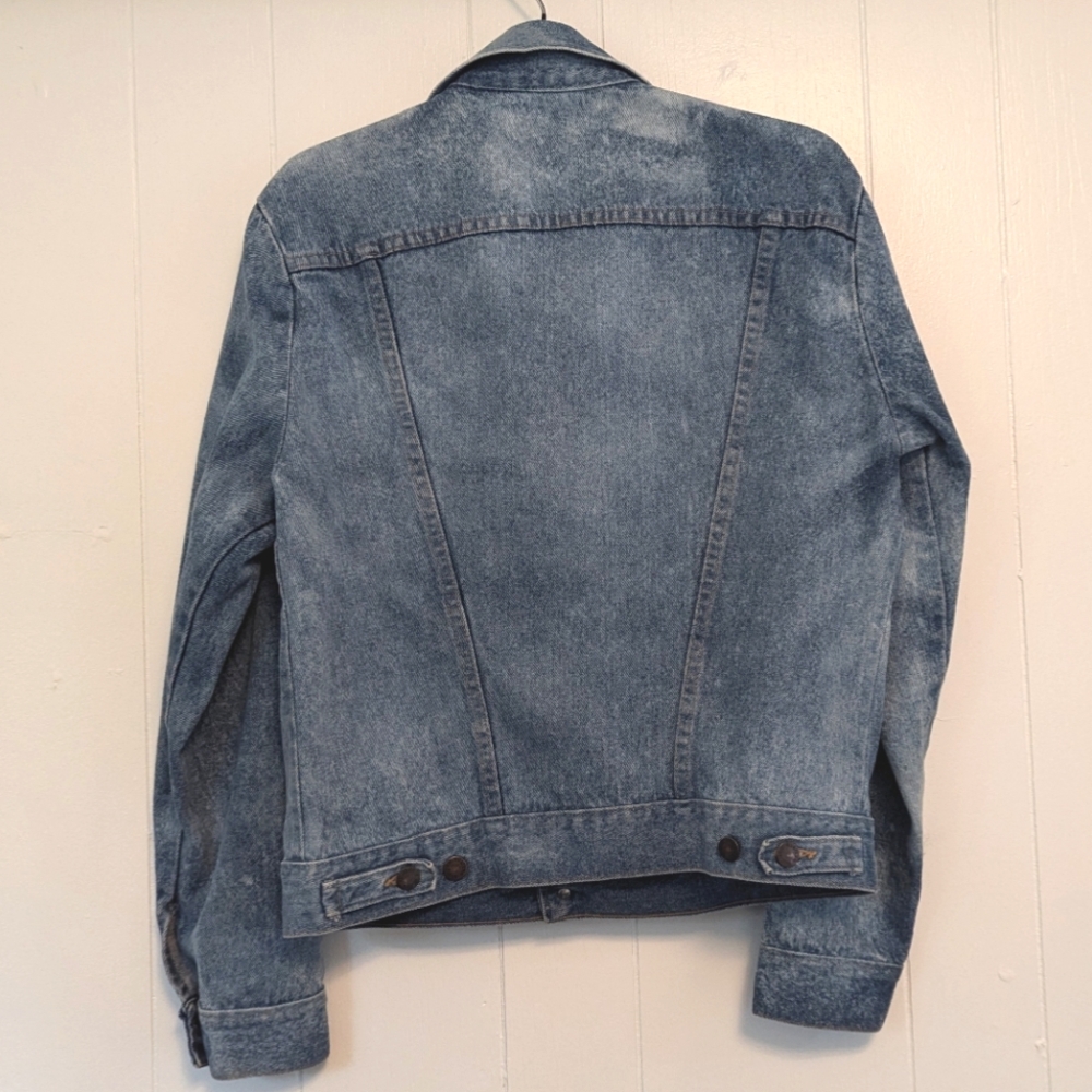 Vintage rustler acid wash denim jacket - Picture 6 of 6